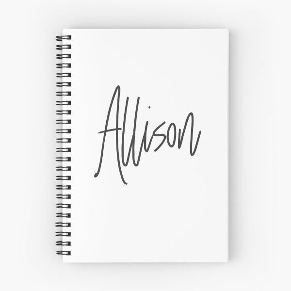 Item preview, Allison Name Sticker designed and sold by LucaBearDesigns.