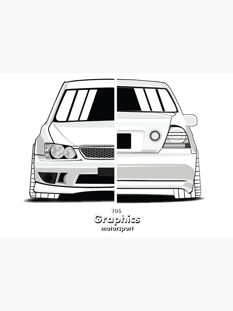 Altezza Half Front & Rear Side | Art Print