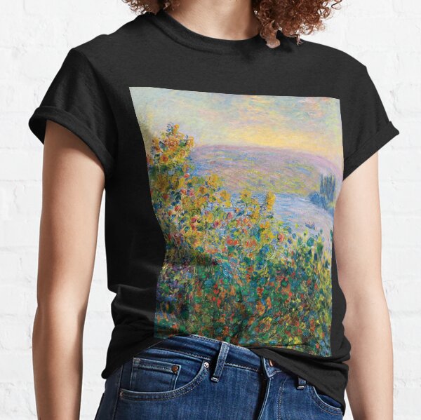 Claude Monet - Flower Beds at Vétheuil Classic T-Shirt