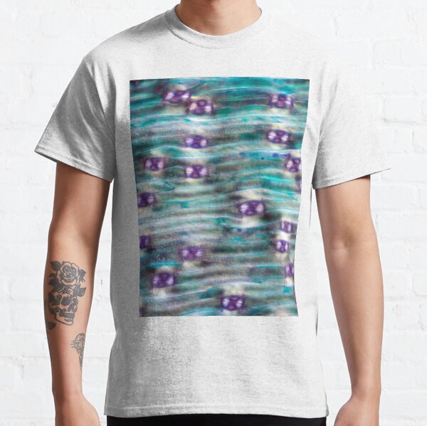 Lily leaf plant cells microscope photo - lower epidermis Classic T-Shirt