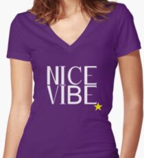 NICE VIBE * Ichigo Shirt (Bleach) Women's Fitted V-Neck T-Shirt