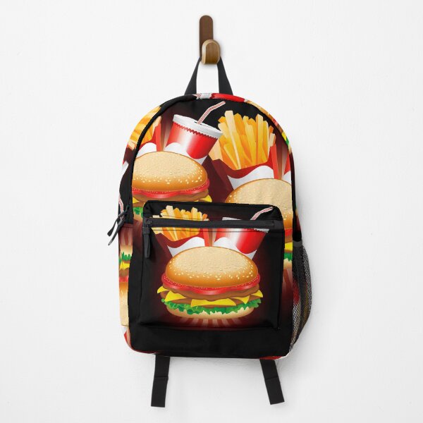 Item preview, Fast Food Hamburger French Fries and Drink designed and sold by BluedarkArt.