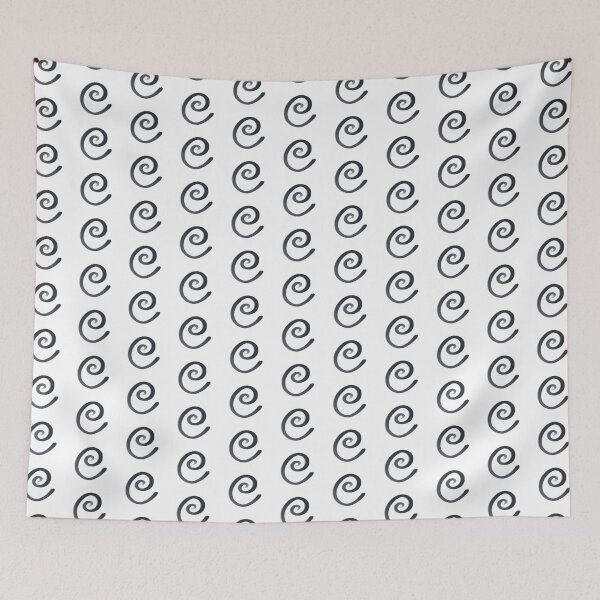 Item preview, curling E designed and sold by -Holy-Chicken-.