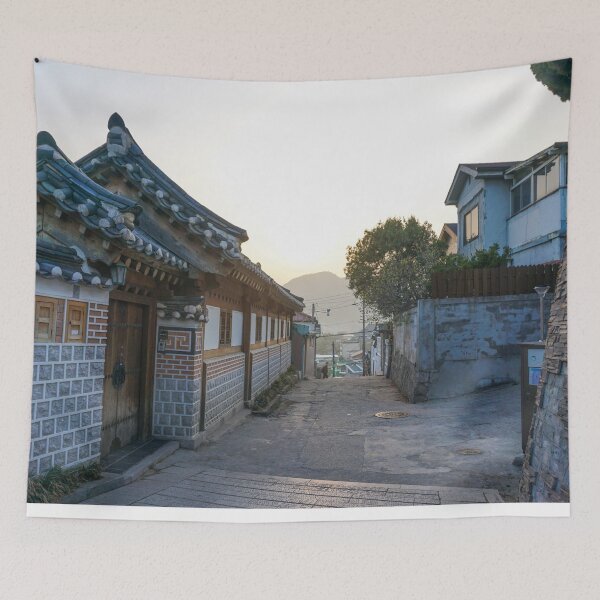 Item preview, Bukchon Hanok Village, Seoul South Korea designed and sold by WanderlustBunny.