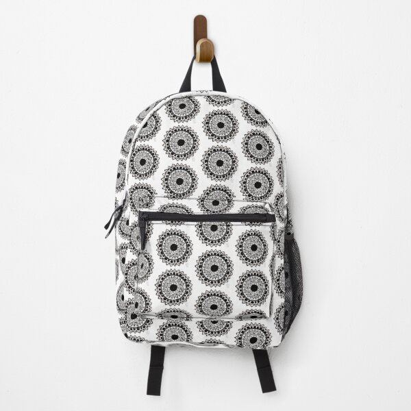 Item preview, Black and white wacky mandala designed and sold by Pragonette.