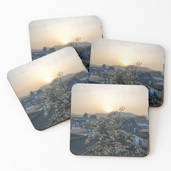 Item preview, Bukchon Hanok Village View, Seoul South Korea designed and sold by WanderlustBunny.