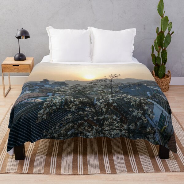 Item preview, Bukchon Hanok Village View, Seoul South Korea designed and sold by WanderlustBunny.