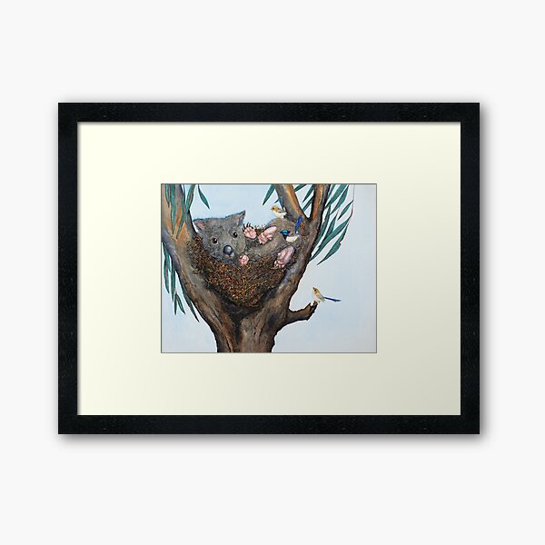 House Sharing Framed Art Print