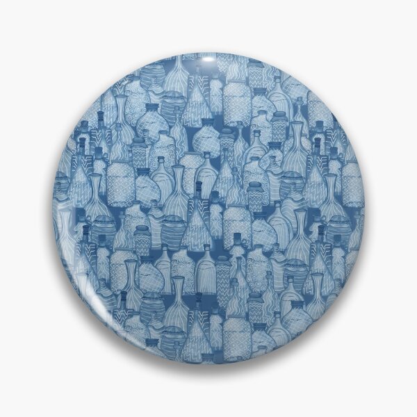 Item preview, blue bottles designed and sold by AvotArt.