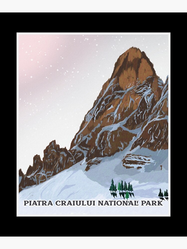 Disover Piatra Craiului National Park Premium Matte Vertical Poster