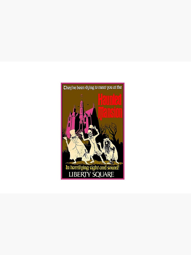 HAUNTED MANSION : Vintage Liberty Square Advertising Print by posterbobs