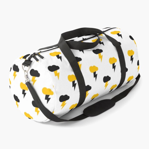 Item preview, Yellow and Black Thunderclouds pattern designed and sold by jezkemp.