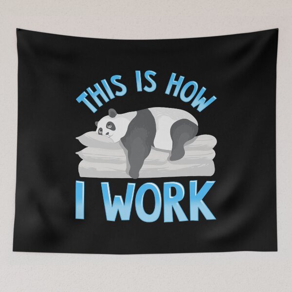 Item preview, Cute & Funny This Is How I Work Lazy Panda Working designed and sold by perfectpresents.