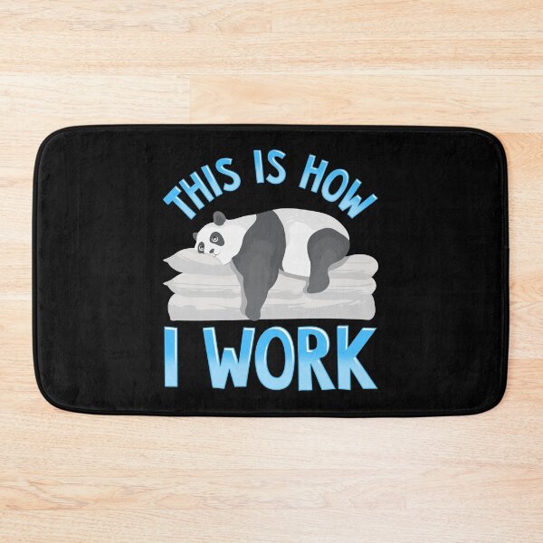 Artikelvorschau, Süß & lustig So arbeite ich Lazy Panda Working entworfen und verkauft von perfectpresents.