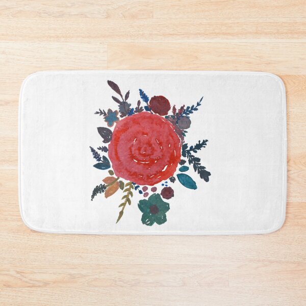 Item preview, Watercolor floral pattern(White) designed and sold by Rudravi.