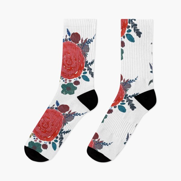 Item preview, Watercolor floral pattern(White) designed and sold by Rudravi.
