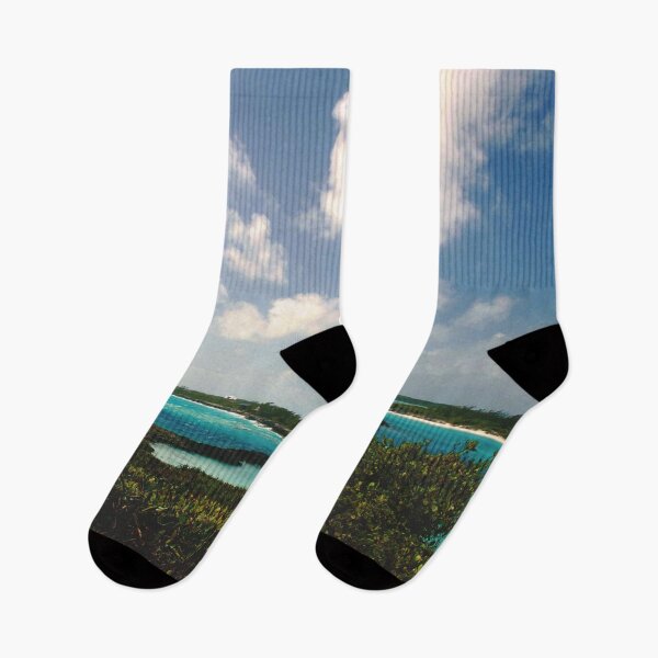 Item preview, Exuma, Bahamas Beautiful Blue Sky, Sea and Greens designed and sold by EvaWolf.