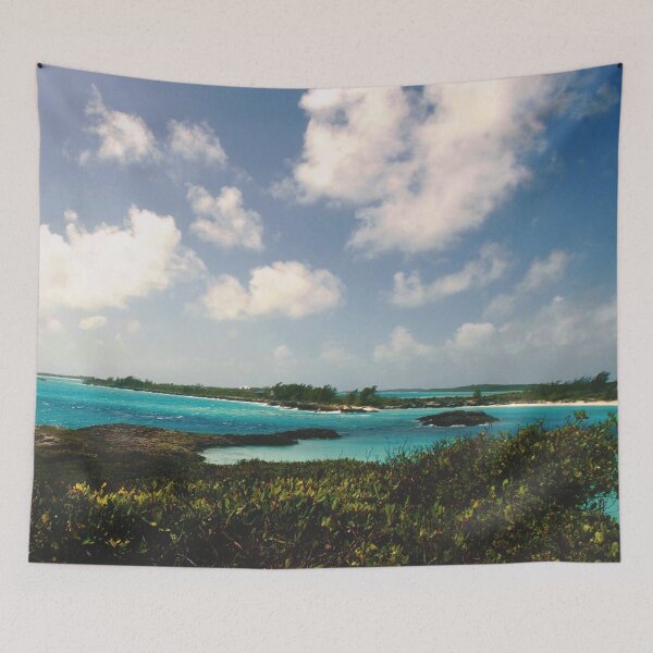 Item preview, Exuma, Bahamas Beautiful Blue Sky, Sea and Greens designed and sold by EvaWolf.
