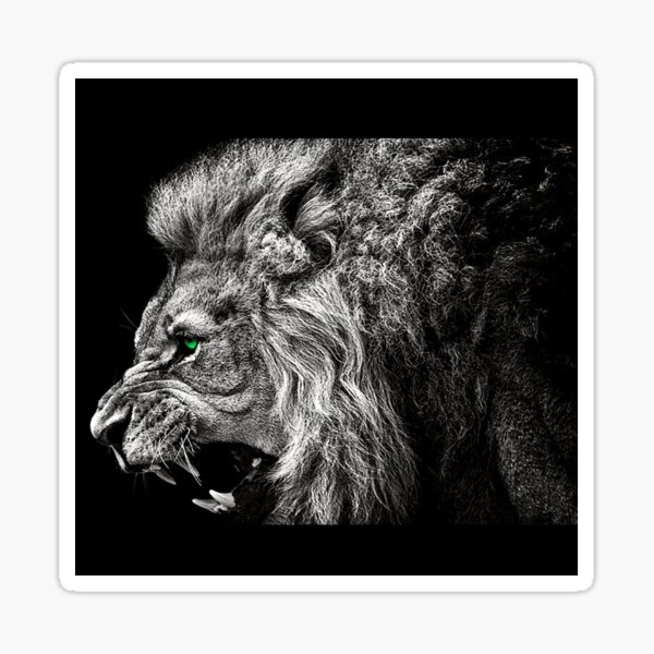 Stickers Sur Le Theme De Lion R C3 alistes Redbubble