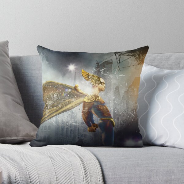 A Superhero Mission Throw Pillow