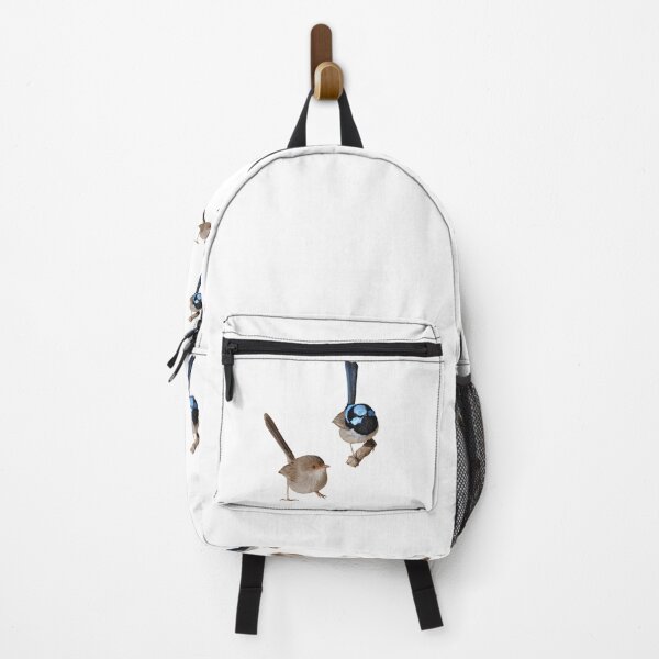 Superb Fairy-wrens male and female 2 Backpack