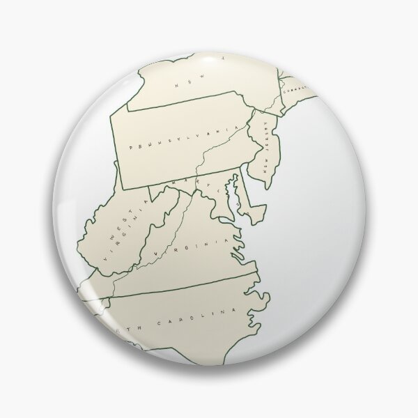 Item preview, Appalachian Trail Map designed and sold by zoliza.