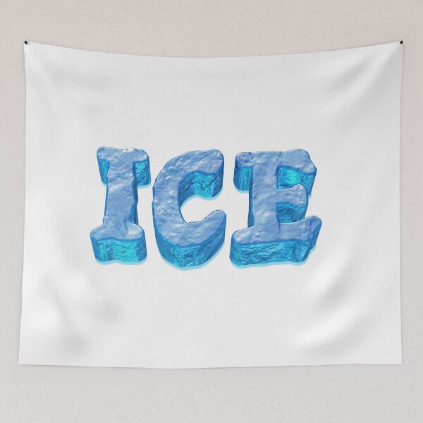 Item preview, Ice - Frozen cold cube words designed and sold by NerdySherds.