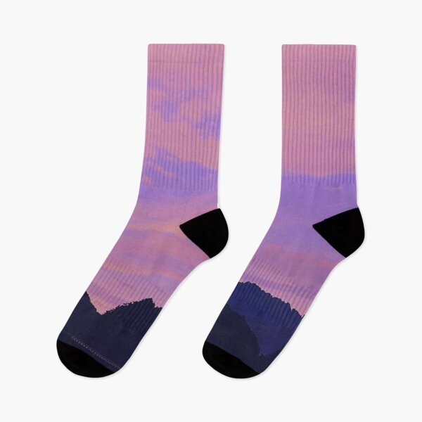 Item preview, Pink Sky and Mountains Lanscape designed and sold by CokeyPanda.