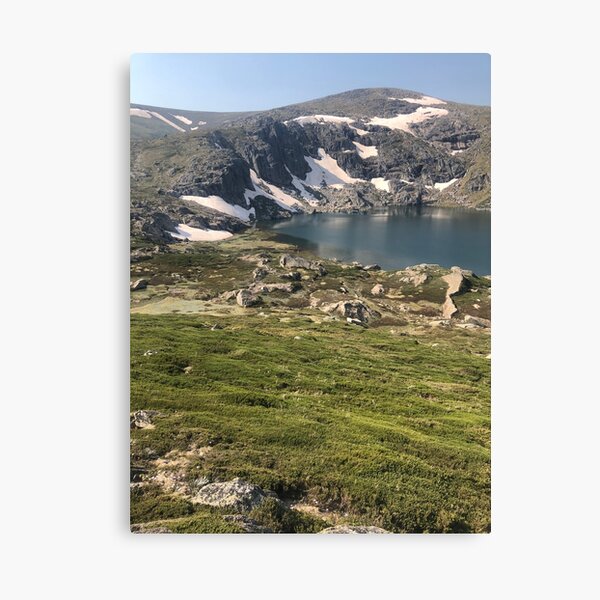 Glacial lake Canvas Print