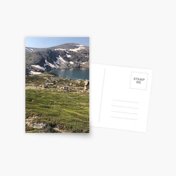 Glacial lake Postcard