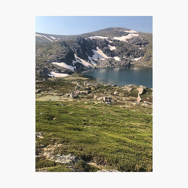 Glacial lake Photographic Print