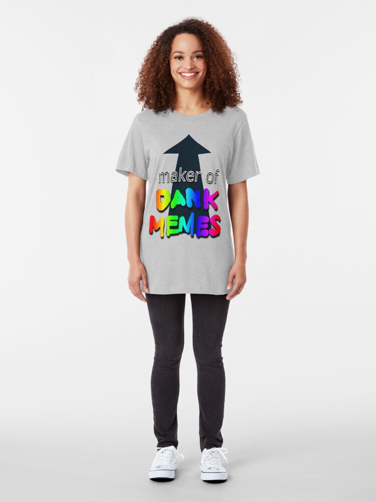 Alternate view of Meme Master Slim Fit T-Shirt