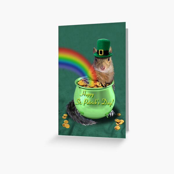 Aperçu de l'œuvre Ecureuil de la Saint-Patrick créée et vendue par jkartlife.