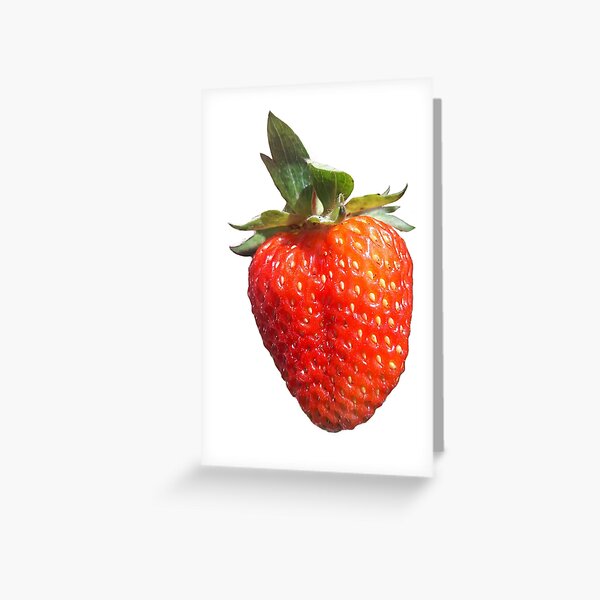 Item preview, Real Strawberry Red Juicy Summer Berry Realistic designed and sold by Shym Shop Ukraine.