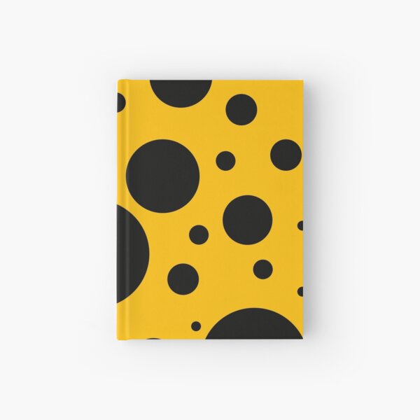 Item preview, black polka dots on yellow background designed and sold by pauloneill-art.