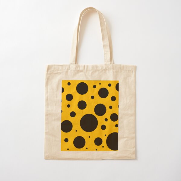 Item preview, black polka dots on yellow background designed and sold by pauloneill-art.