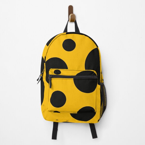Item preview, black polka dots on yellow background designed and sold by pauloneill-art.