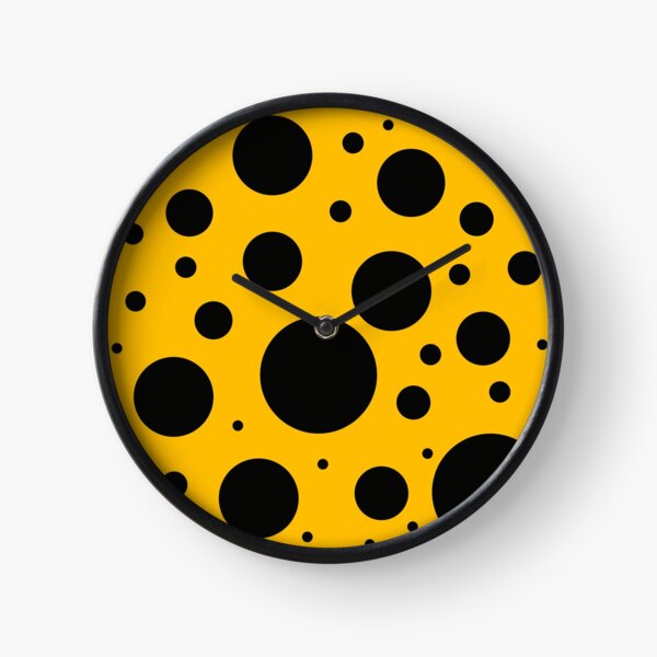 Item preview, black polka dots on yellow background designed and sold by pauloneill-art.