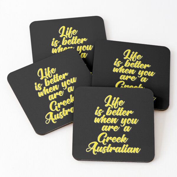 Item preview, Life Is Better When You Are A Greek Australian designed and sold by ProjectX23.