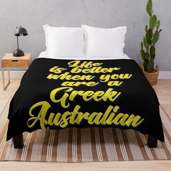 Item preview, Life Is Better When You Are A Greek Australian designed and sold by ProjectX23.