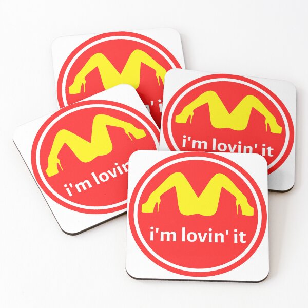 Item preview, I'm loving it fast food sexy legs spoof logo design designed and sold by chris-ellis-art.