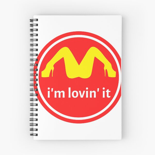 Item preview, I'm loving it fast food sexy legs spoof logo design designed and sold by chris-ellis-art.