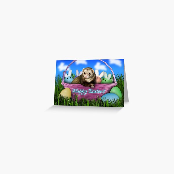 Item preview, Easter Ferret designed and sold by jkartlife.