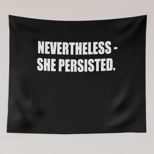Item preview, Nevertheless, She Persisted Unisex Tee, Men and Women's Feminist Elizabeth Warren Shirt, Political Shirt, Feminism Tshirt, RESIST designed and sold by Noui Barka.