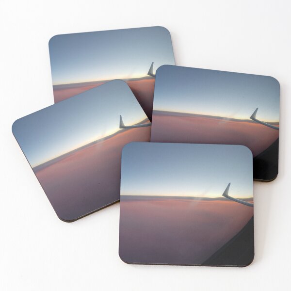 Item preview, Flying over a Red Desert Sunset - taken from the cockpit  designed and sold by Michelle  Brewster.