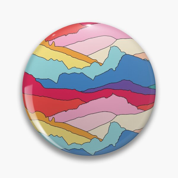Rainbow mountains by Elebea Pin