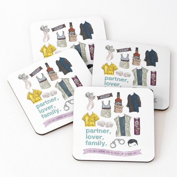 Item preview, Mickey Milkovich things Flatlay - color designed and sold by Arty Snarky.