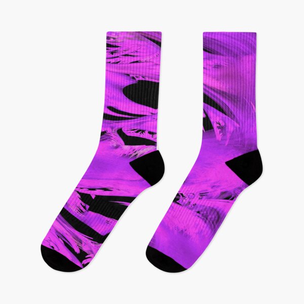 Item preview, Modern flowing pattern in purple and black designed and sold by MarionsArt.