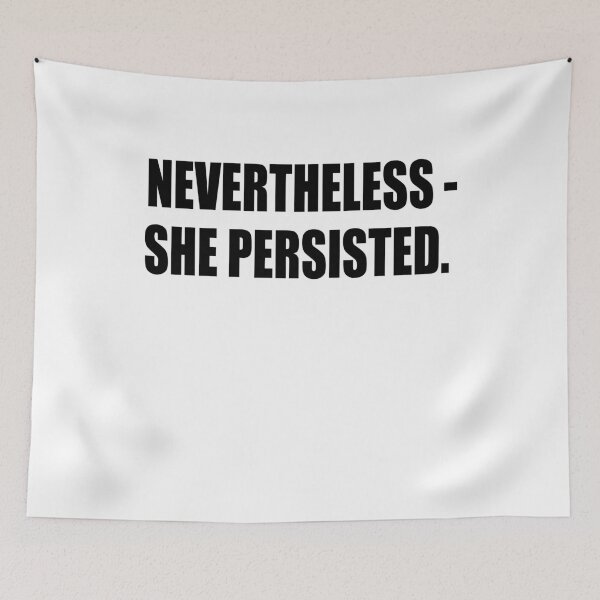 Item preview, Nevertheless, She Persisted Unisex Tee, Men and Women's Feminist Elizabeth Warren Shirt, Political Shirt, Feminism Tshirt, RESIST designed and sold by Noui Barka.