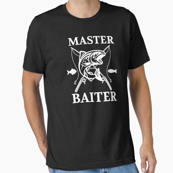 Item preview, Master Baiter T Shirt Funny Fishing T Shirts With Offensive T Shirt Novelty T Shirt Saying Hilarious Slogan Tee Mens Fisherman Adult Humor designed and sold by abasalah.
